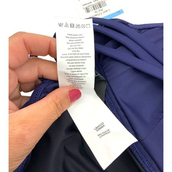 La Blanca Island Goddess Cross Back One Piece Swimsuit Size 10 NWOT $125 MSRP - Picture 4 of 6